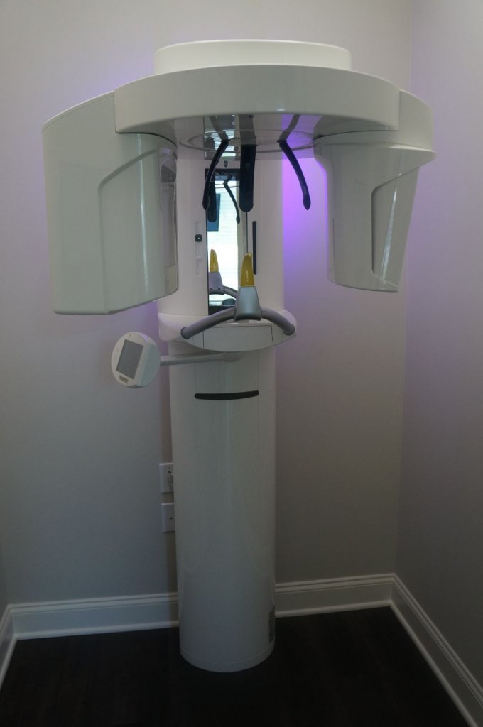 This is our panoramic radiograph and 3D cone beam machine